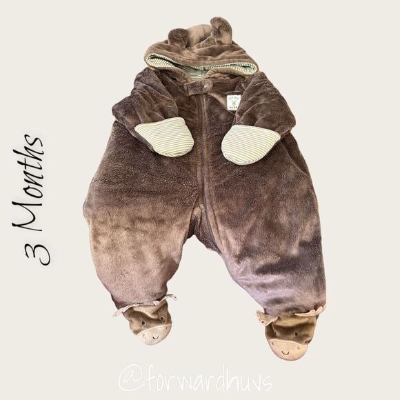 Wild About Mommy Reindeer Winter Wear Size 3 Months - Picture 5 of 8